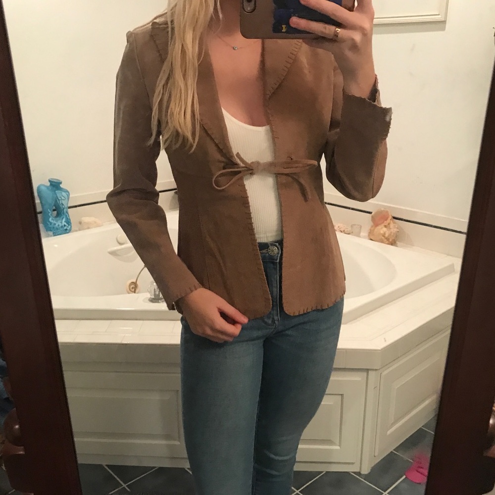 VINTAGE BROWN BLAZER/JACKET